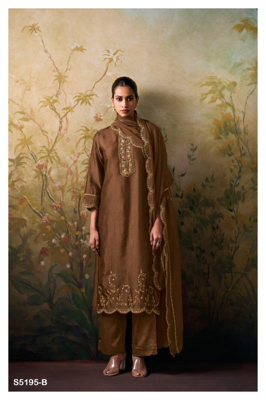 Ganga rishita 5195 wholesale dress material in vadodara